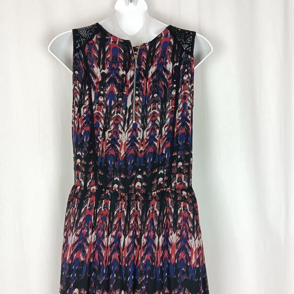 H&M Abstract Printed Maxi Dress Size 6 - Picture 5 of 6